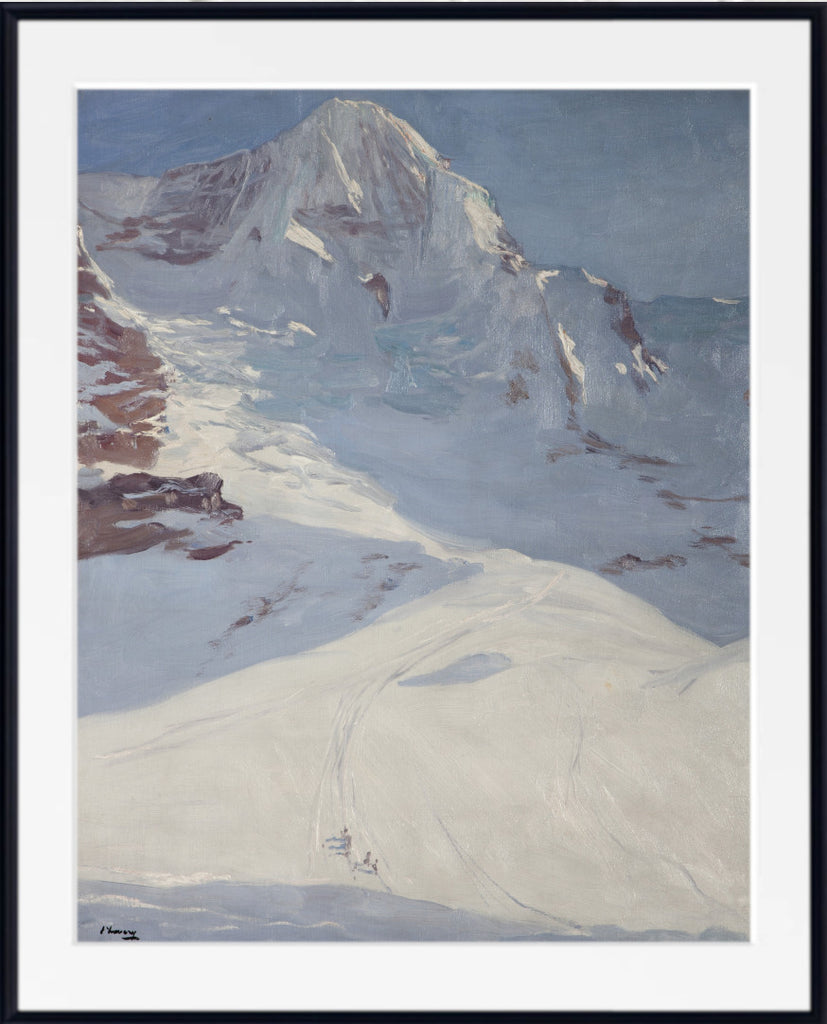 Switzerland in Winter (The Monk) (1913), John Lavery