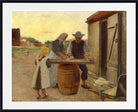 Michael Ancher Print, Working fishing family (1910)