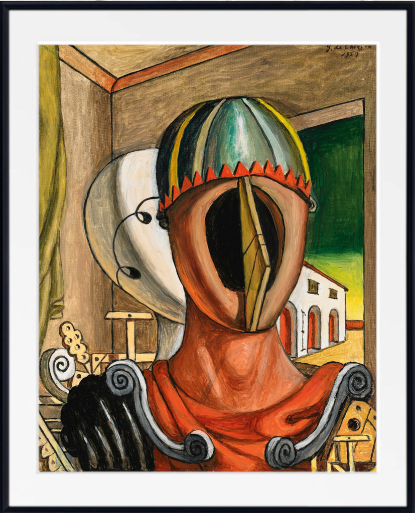 The Two Masks by Giorgio de Chirico