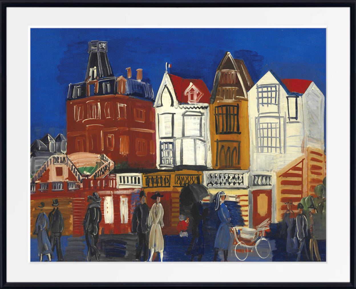 Raoul Dufy Canvas & Prints – The Walk in Trouville