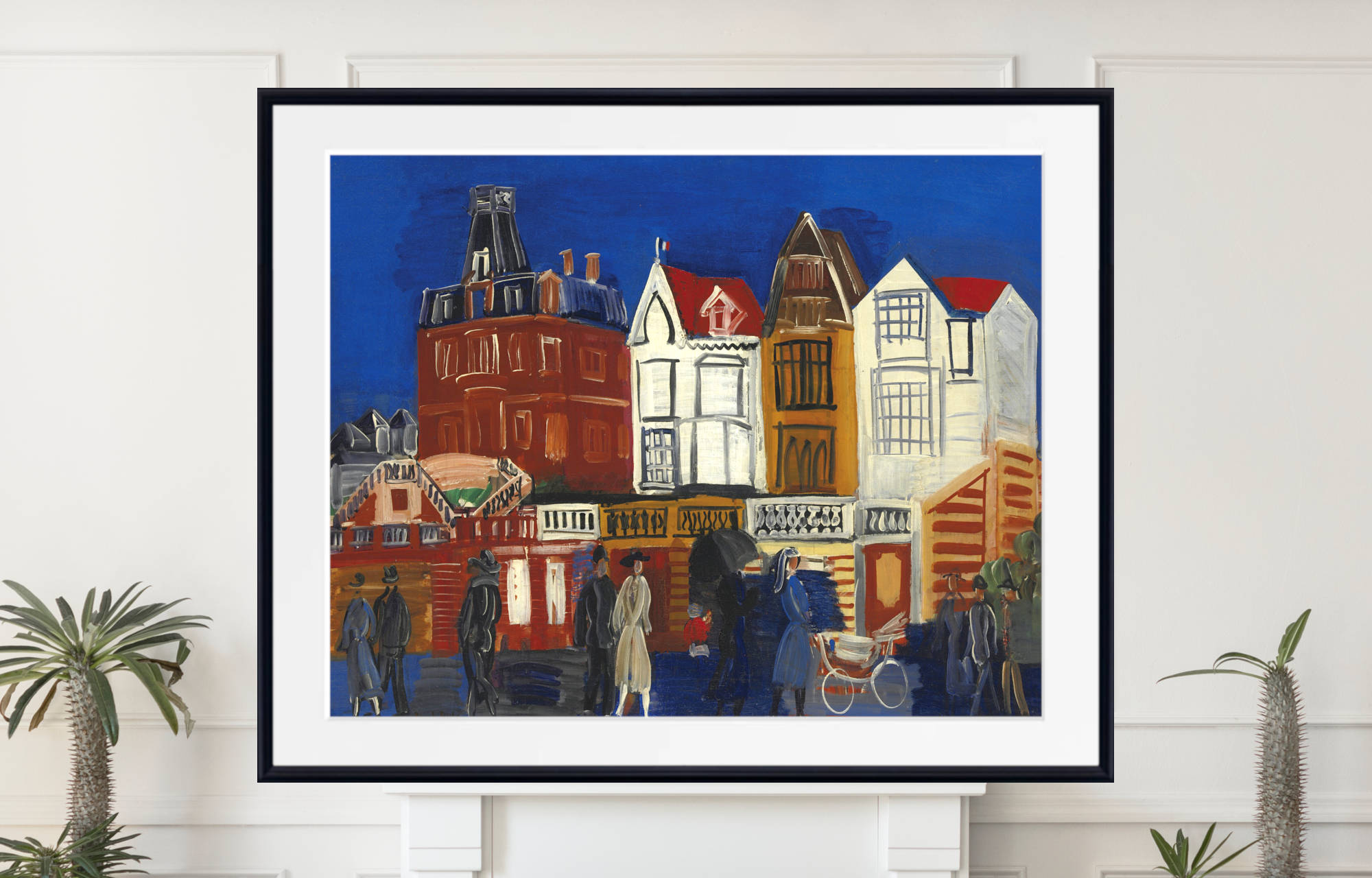 Raoul Dufy Canvas & Prints – The Walk in Trouville