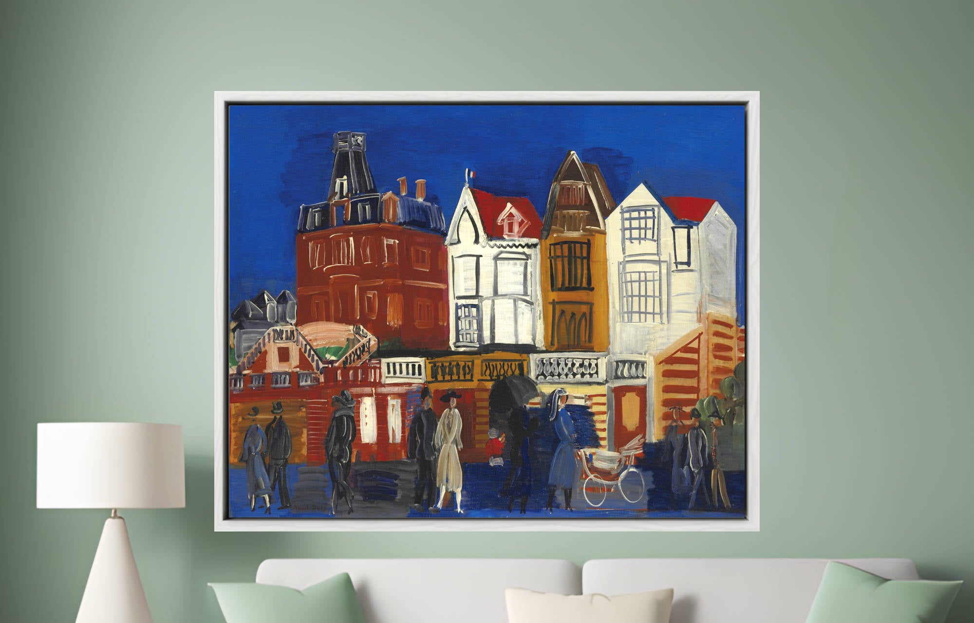 Raoul Dufy Canvas & Prints – The Walk in Trouville