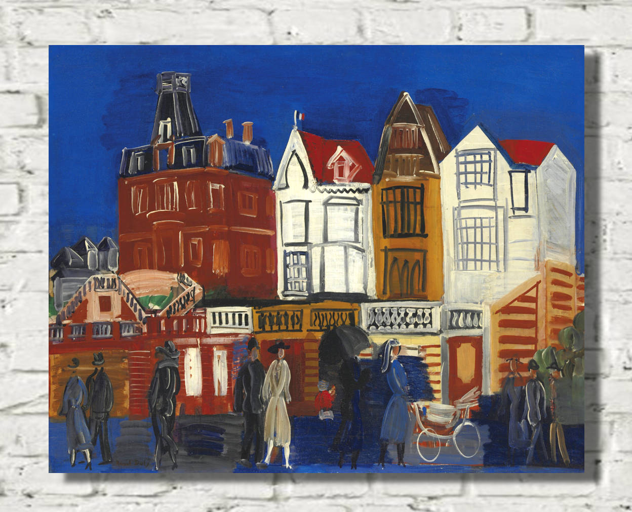 Raoul Dufy Canvas & Prints – The Walk in Trouville