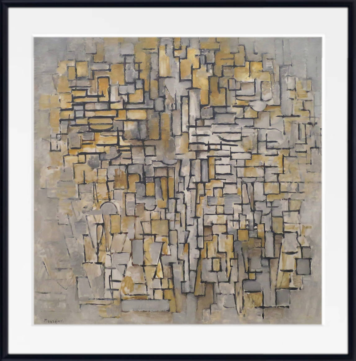 Tableau No. 2,Composition No. VII, Piet Mondrian Abstract Fine Art