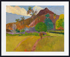 Paul Gauguin Print : Tahitian Landscape (1891)