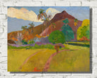 Paul Gauguin Print : Tahitian Landscape (1891)