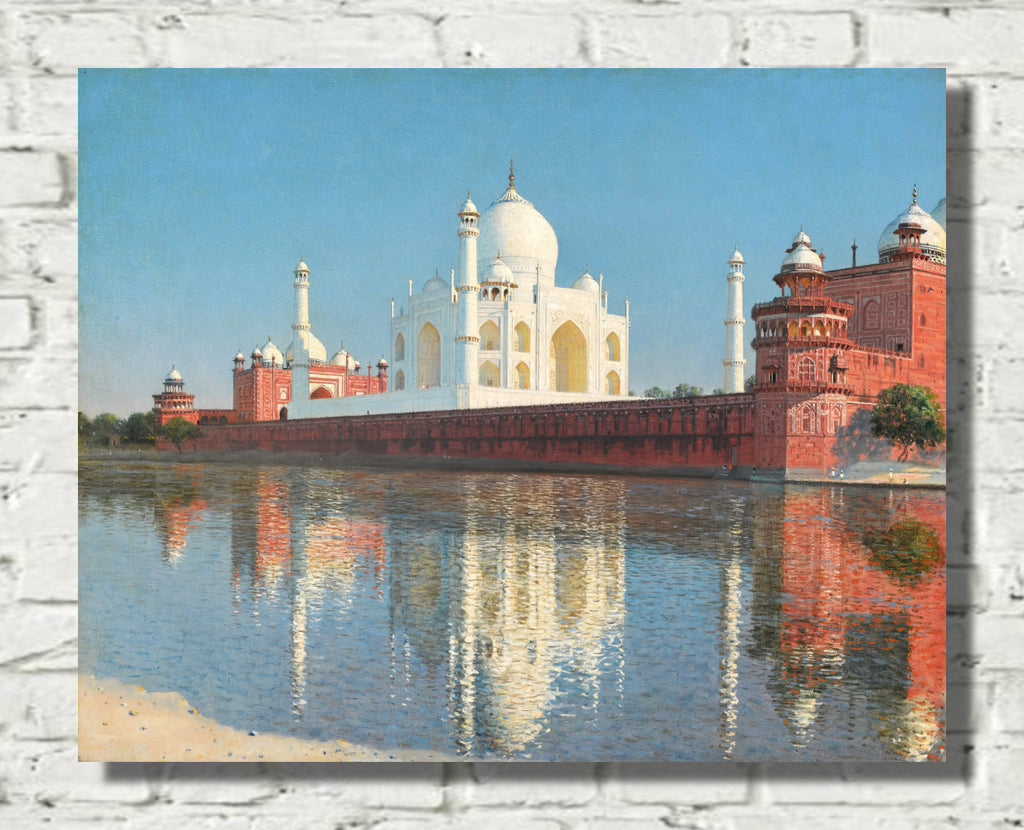 Taj Mahal Mausoleum, Agra by Vasily Vereshchagin