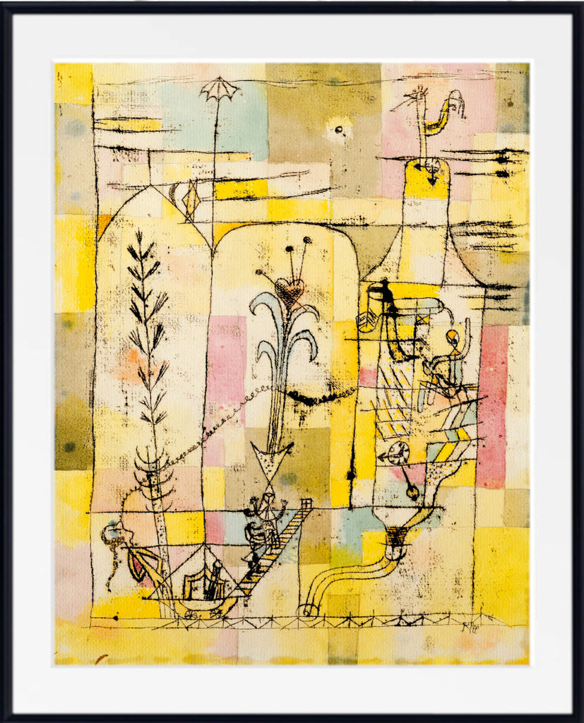 Paul Klee Fine Art Print,  Hoffmann style