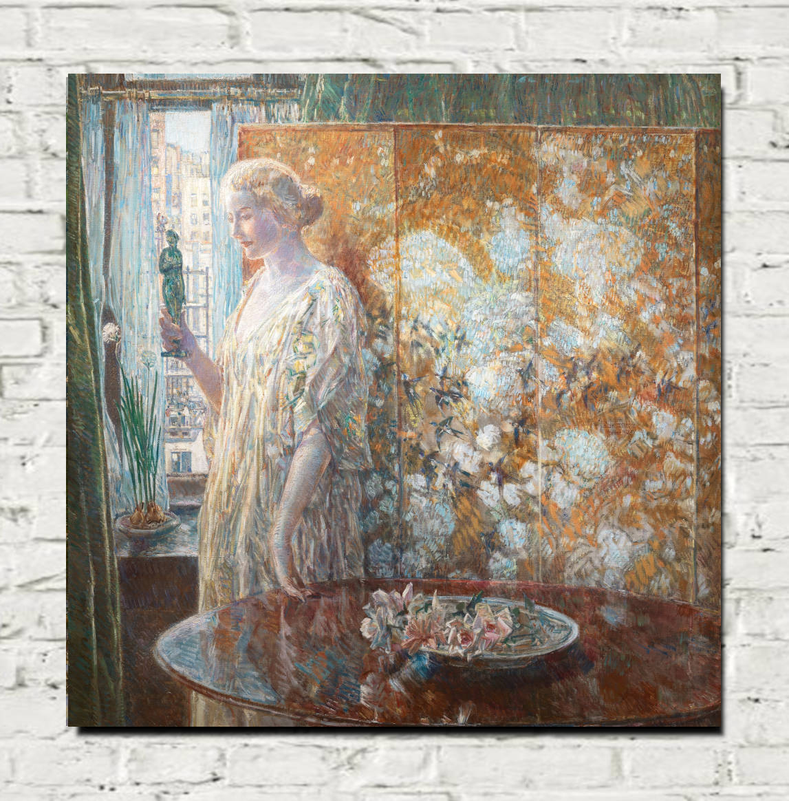 Frederick Childe Hassam Print : Tanagra (The Builders, New York) (1918)