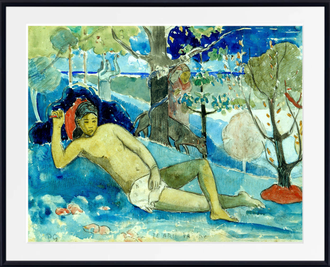 Paul Gauguin Print : Te arii vahine (The Noble Queen) (1896)