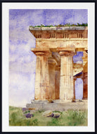 Cass Gilbert Print, Temple of Neptune, Paestum (1898)