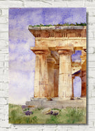 Cass Gilbert Print, Temple of Neptune, Paestum (1898)