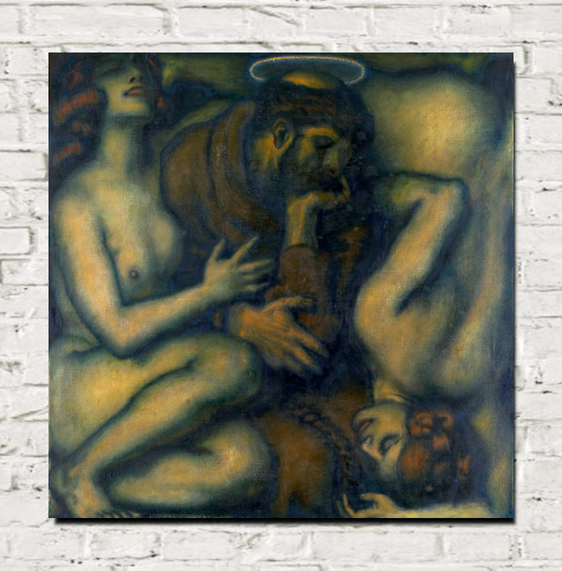 Franz Stuck Print, Temptation (1918)