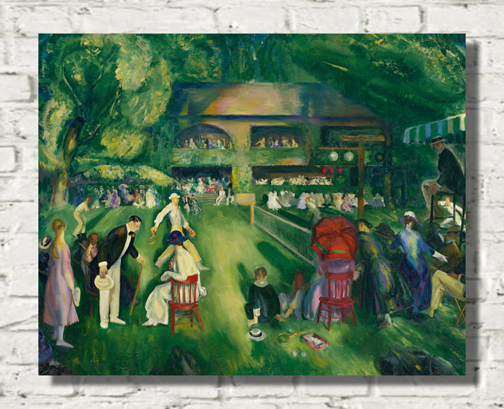 Tennis At Newport (1920) by George Bellows