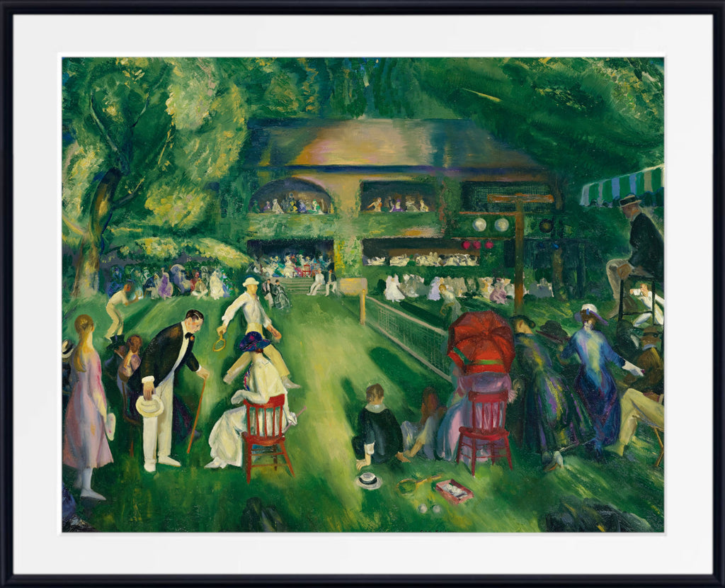 Tennis At Newport (1920) by George Bellows