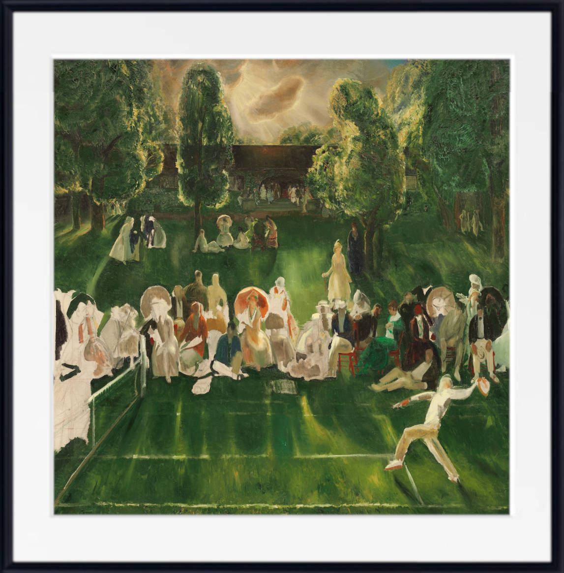 George Bellows Fine Art Print, Tennis Tournament