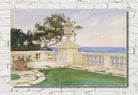 John Singer Sargent Print, Terrace, Vizcaya (1917)