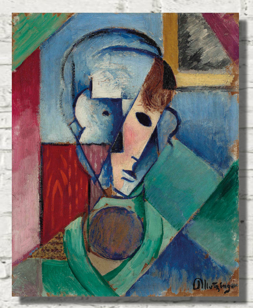 Tête Cubiste, Jean Metzinger