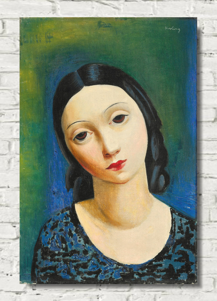 Head of a young girl (1931) by Moise Kisling