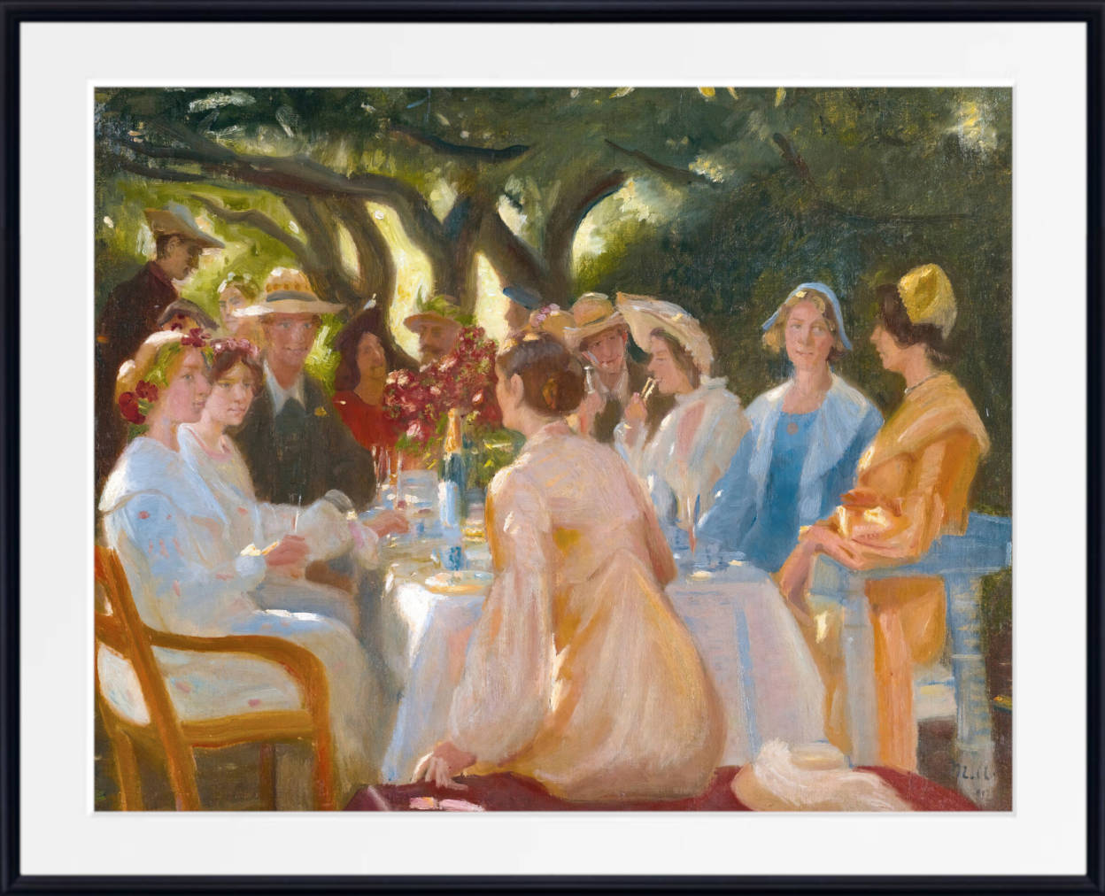 Michael Ancher Print, The Actors’ Lunch, Skagen (1902)