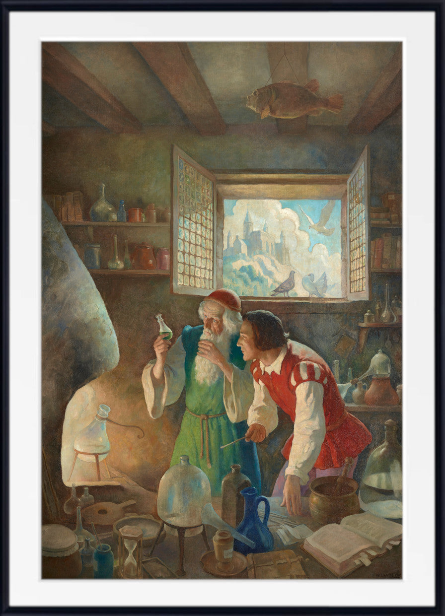 The Alchemist, by N.C. Wyeth