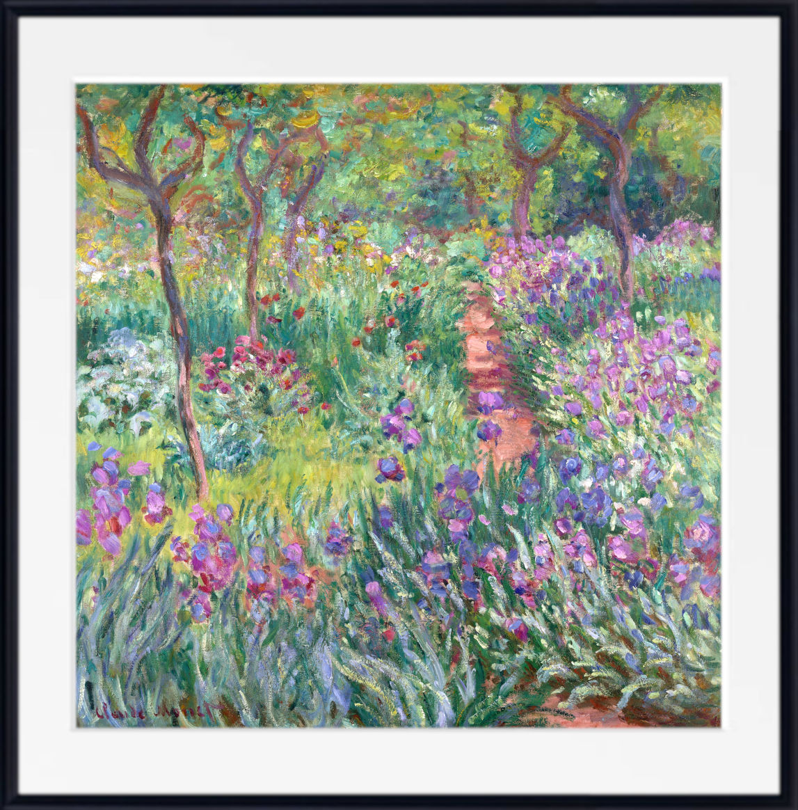 The Artist’s Garden in Giverny (1900), Claude Monet Print