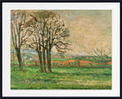 Paul Cézanne Print, The Bare Trees at Jas de Bouffan