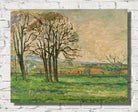 Paul Cézanne Print, The Bare Trees at Jas de Bouffan