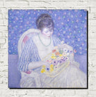Frederick Carl Frieseke Prints, The Basket of Flowers (c. 1915)
