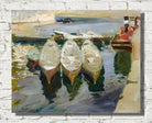 Joaquín Sorolla Print, The Basque Port of Guetaria (1910)