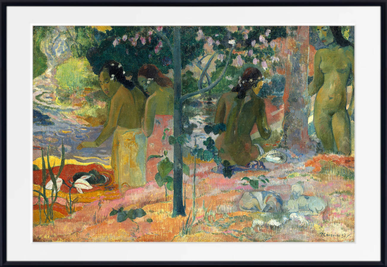 Paul Gauguin Print : The Bathers (1897)