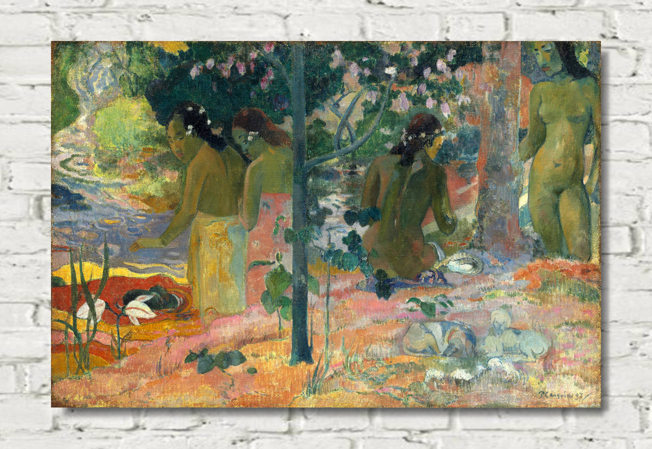 Paul Gauguin Print : The Bathers (1897)