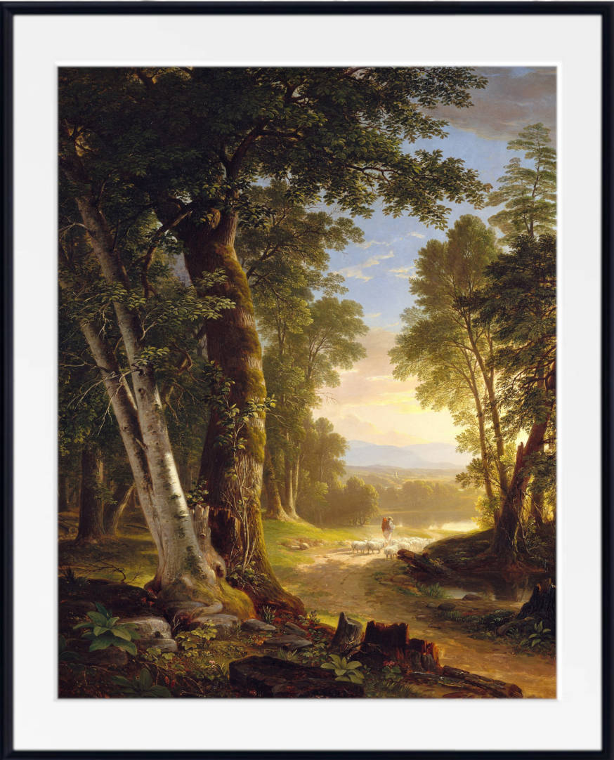 Asher Brown Durand Print, The Beeches