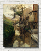 Germain Bonneton Print, The Bièvre, rue Vulpian (1900)