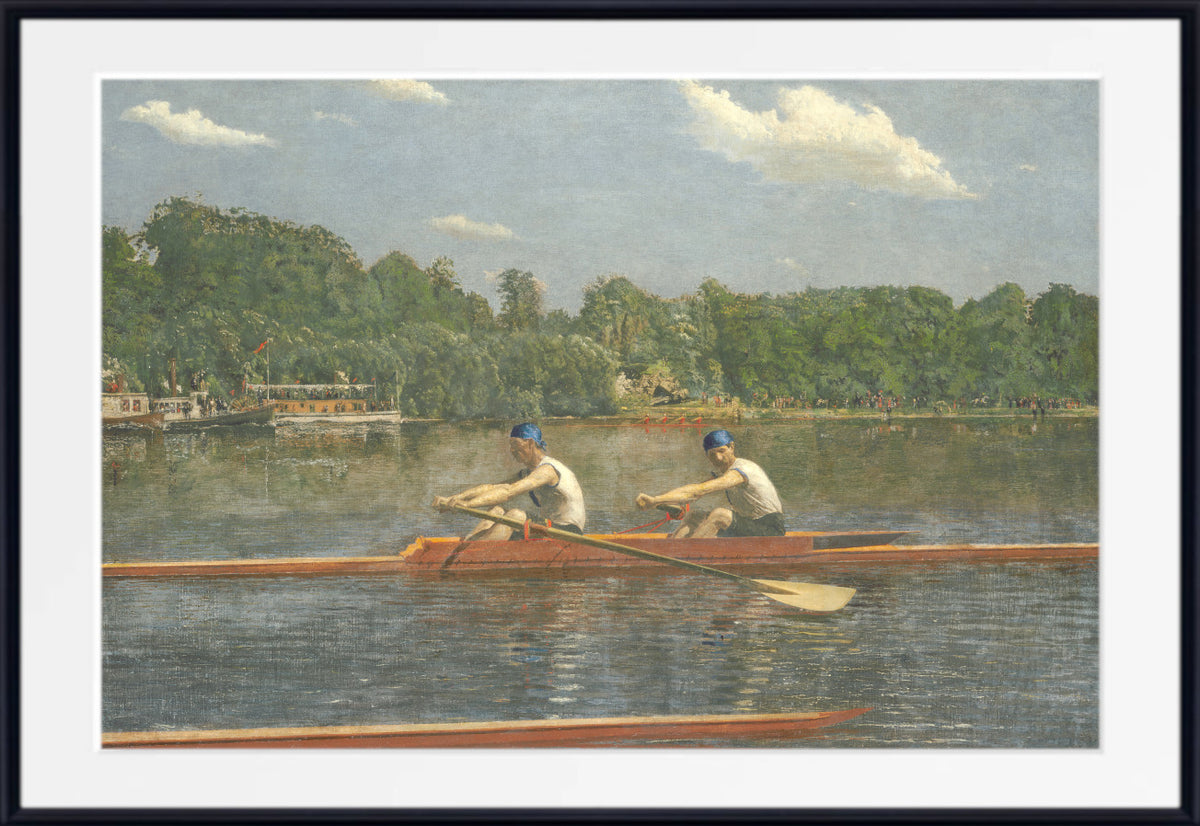 The Biglin Brothers Racing by Thomas Eakins – GalleryThane