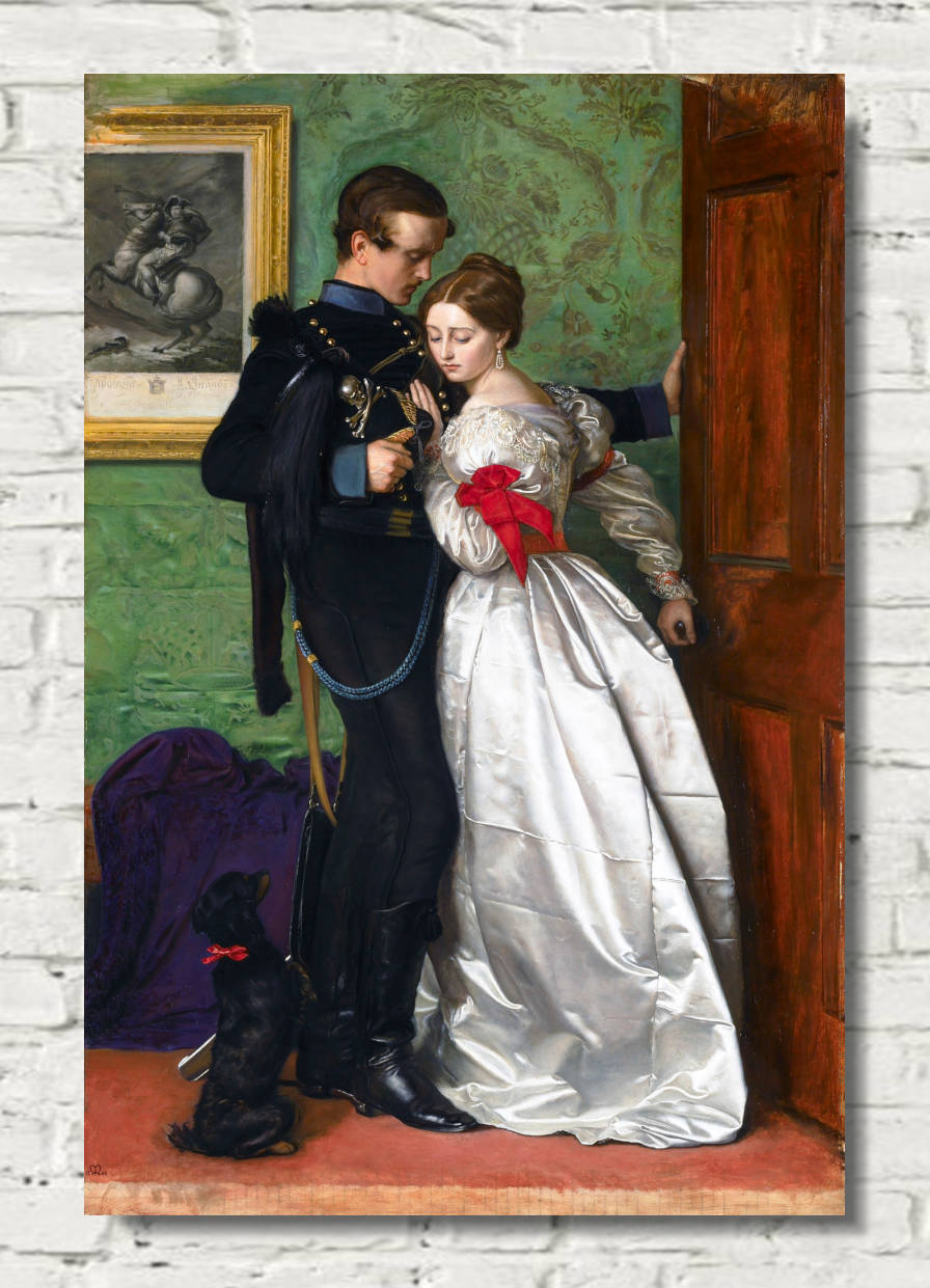 John Everett Millais Print, The Black Brunswicker