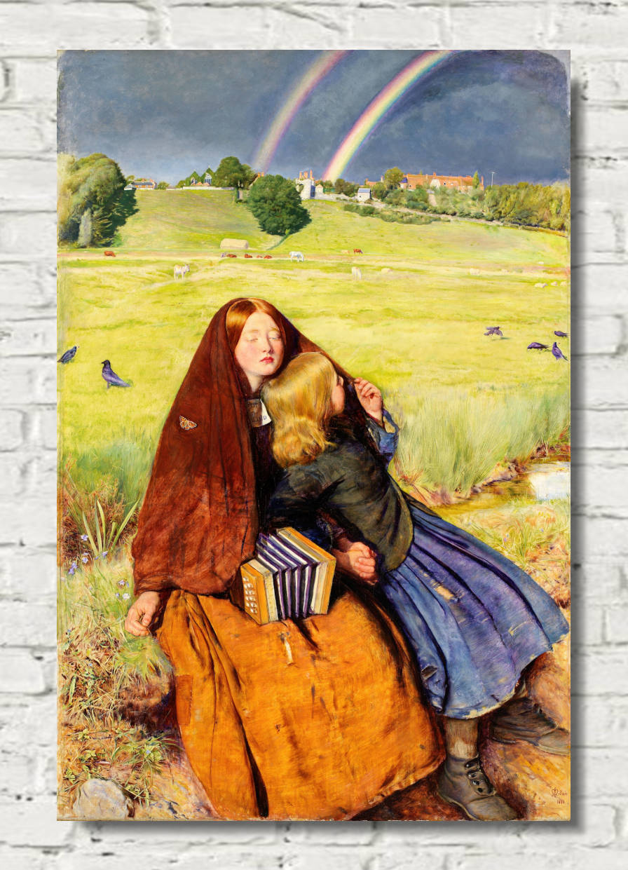 John Everett Millais Print, The Blind Girl (1856)