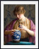 William McGregor Paxton Print, The Blue Jar  (1913)