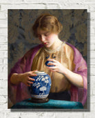 William McGregor Paxton Print, The Blue Jar  (1913)