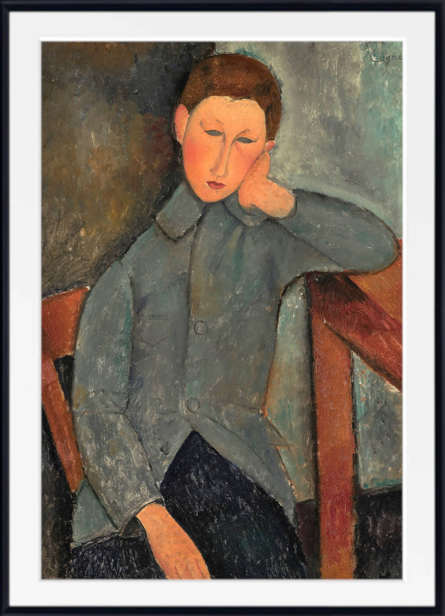 Amedeo Modigliani Wall Art Print : The Boy (1919)