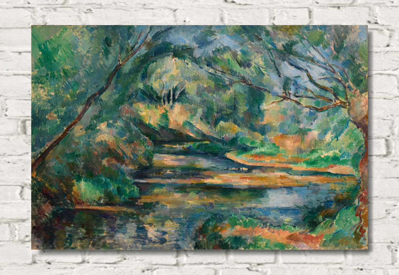 Paul Cézanne Print, The Brook (c. 1895) – GalleryThane