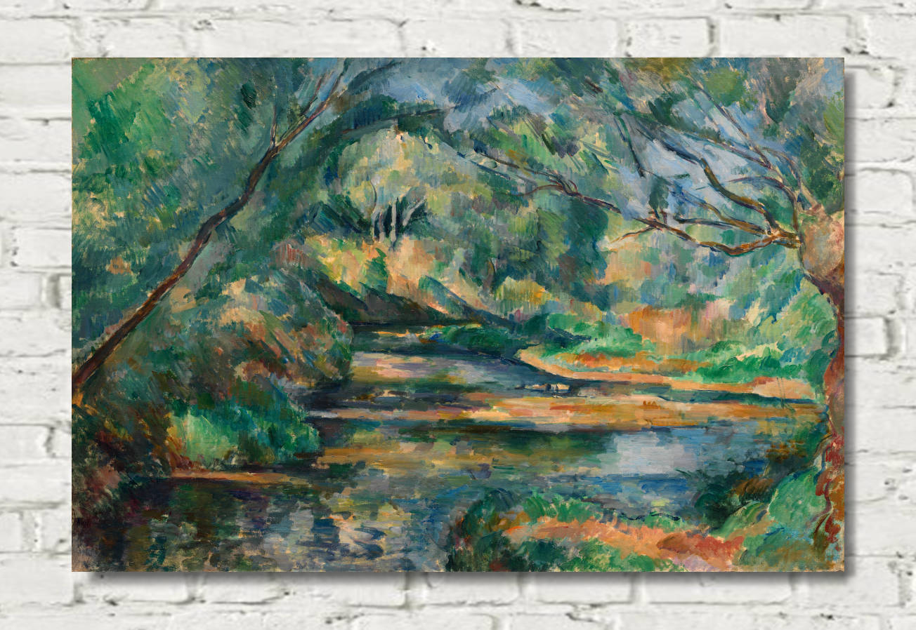 Paul Cézanne Print, The Brook (c. 1895)