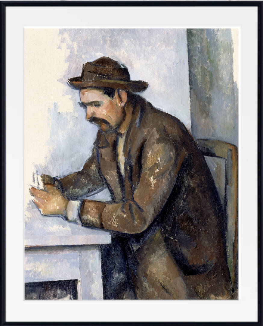 Paul Cézanne Print, The Cardplayer (1891)