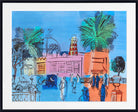 Raoul Dufy Print, The Casino of Nice with palm trees and basins (1926)