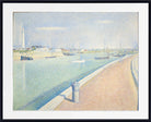 Georges Seurat Print : The Channel of Gravelines, Petit Fort Philippe (1890)