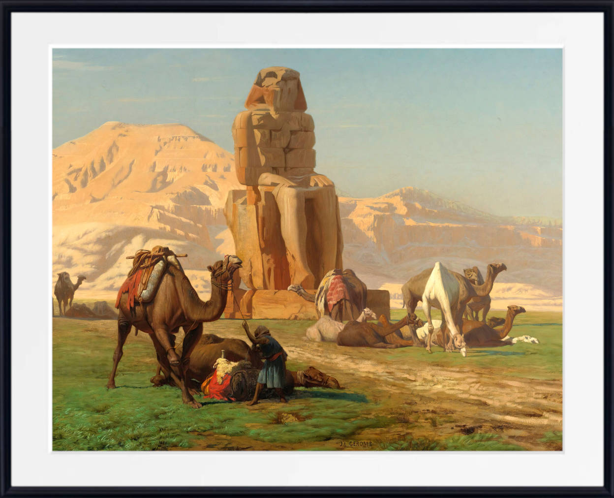 Jean-Léon Gérôme Print, The Colossus Of Memnon