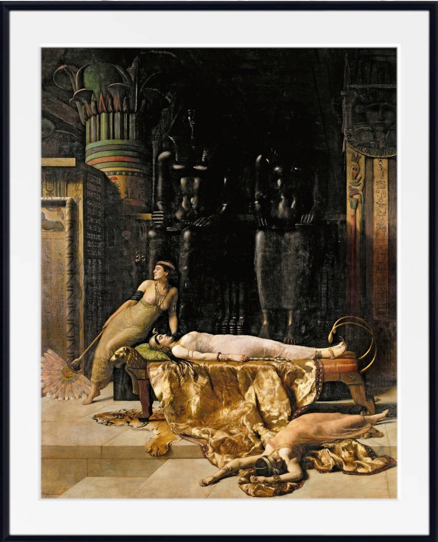 John Collier Fine Art Print, The Death of Cleopatra (1890)