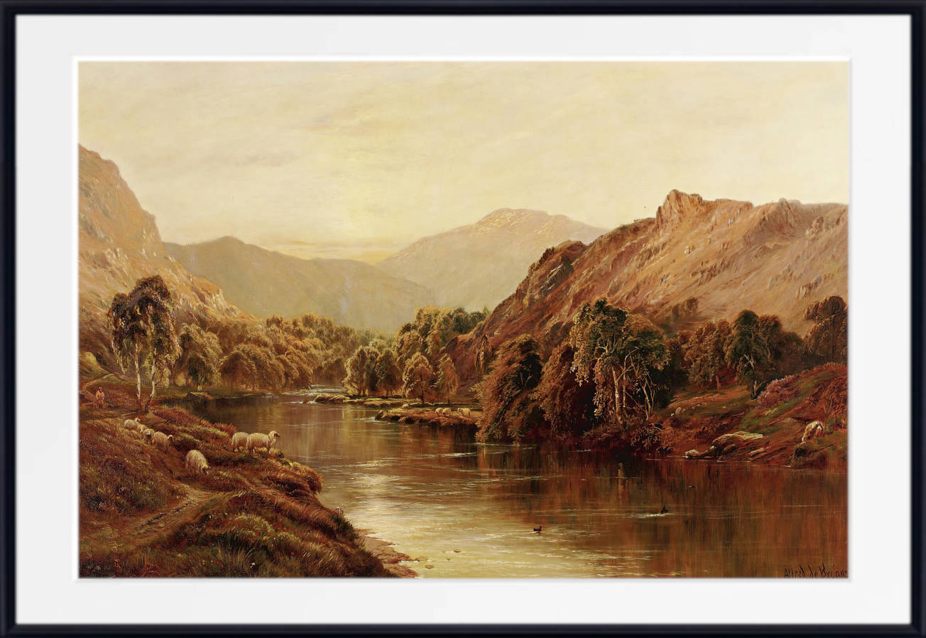 Alfred de Bréanski Print, The Dee Near Balmoral