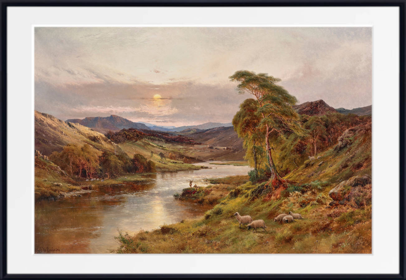 Alfred de Bréanski Print, The Dee at Balmoral