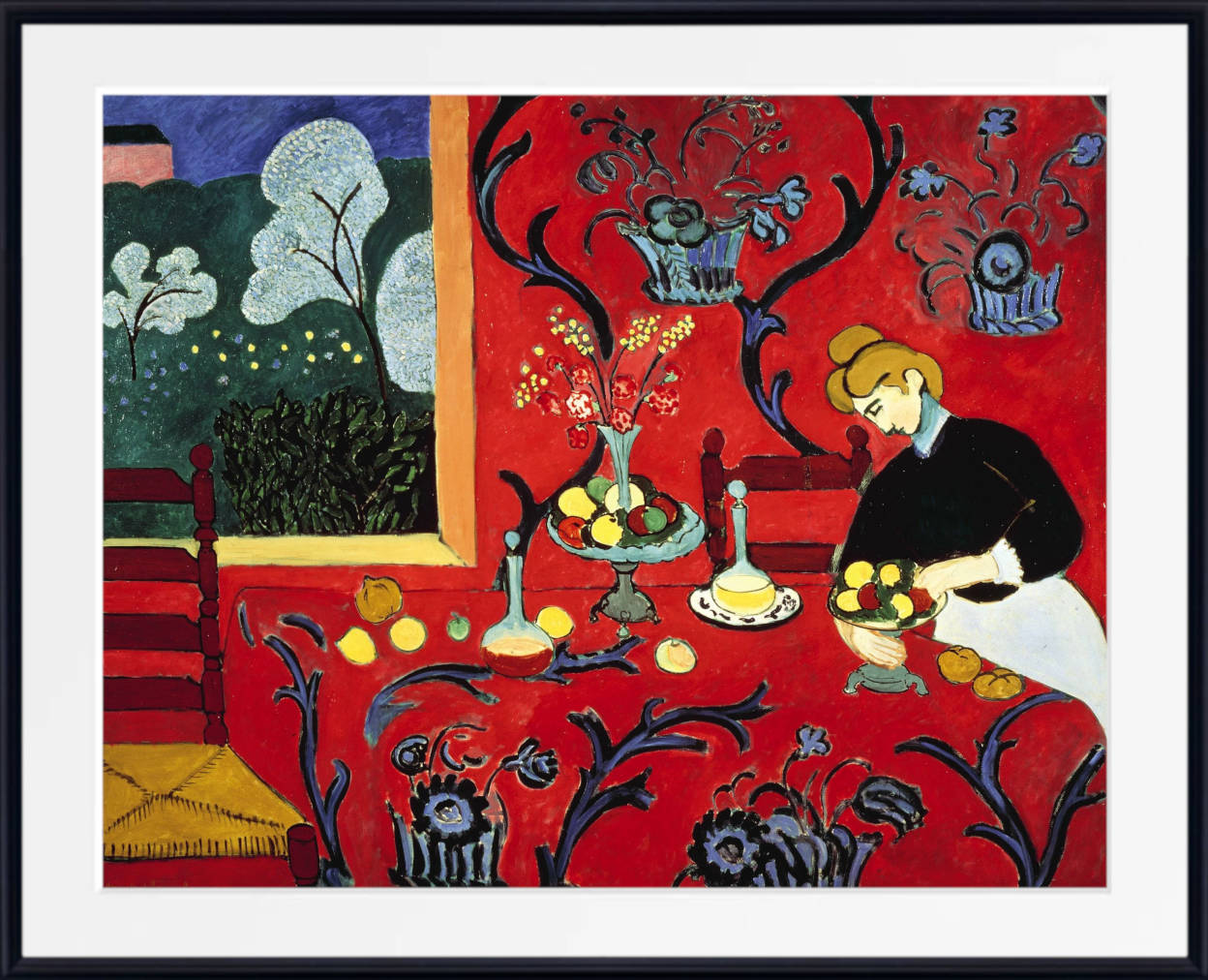 Henri Matisse Print, The Dessert - Harmony in Red